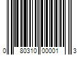 Barcode Image for UPC code 080310000013