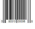 Barcode Image for UPC code 080310000068