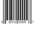 Barcode Image for UPC code 080312000097