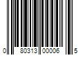 Barcode Image for UPC code 080313000065