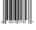 Barcode Image for UPC code 080313017537