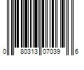 Barcode Image for UPC code 080313070396