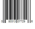 Barcode Image for UPC code 080313077296