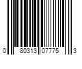 Barcode Image for UPC code 080313077753