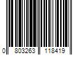 Barcode Image for UPC code 0803263118419