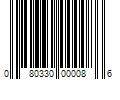 Barcode Image for UPC code 080330000086