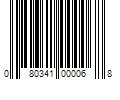 Barcode Image for UPC code 080341000068