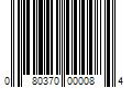 Barcode Image for UPC code 080370000084