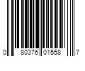 Barcode Image for UPC code 080376015587