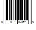 Barcode Image for UPC code 080376020123