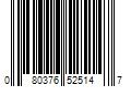 Barcode Image for UPC code 080376525147