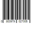 Barcode Image for UPC code 0803979027005