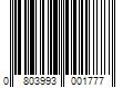 Barcode Image for UPC code 0803993001777