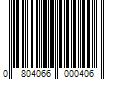 Barcode Image for UPC code 0804066000406