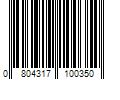 Barcode Image for UPC code 0804317100350