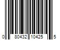 Barcode Image for UPC code 080432104255