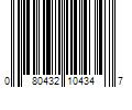 Barcode Image for UPC code 080432104347. Product Name: 