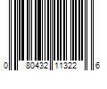 Barcode Image for UPC code 080432113226