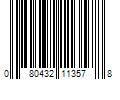 Barcode Image for UPC code 080432113578