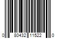 Barcode Image for UPC code 080432115220