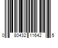 Barcode Image for UPC code 080432116425