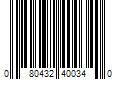 Barcode Image for UPC code 080432400340