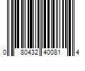 Barcode Image for UPC code 080432400814