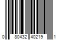 Barcode Image for UPC code 080432402191