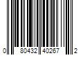 Barcode Image for UPC code 080432402672