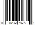 Barcode Image for UPC code 080432402771