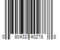 Barcode Image for UPC code 080432402788