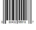 Barcode Image for UPC code 080432555187. Product Name: Wild Turkey 101 Bourbon | 1.75L | Kentucky