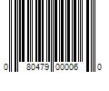 Barcode Image for UPC code 080479000060