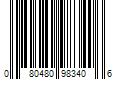 Barcode Image for UPC code 080480983406