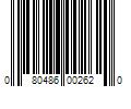 Barcode Image for UPC code 080486002620