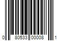 Barcode Image for UPC code 080533000081