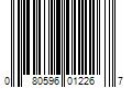 Barcode Image for UPC code 080596012267