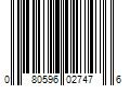 Barcode Image for UPC code 080596027476