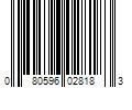 Barcode Image for UPC code 080596028183