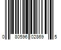 Barcode Image for UPC code 080596028695