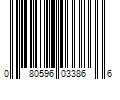 Barcode Image for UPC code 080596033866