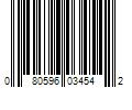 Barcode Image for UPC code 080596034542