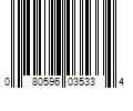 Barcode Image for UPC code 080596035334