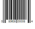 Barcode Image for UPC code 080608000084