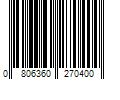 Barcode Image for UPC code 0806360270400. Product Name: 