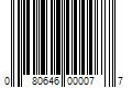 Barcode Image for UPC code 080646000077