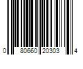 Barcode Image for UPC code 080660203034