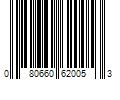 Barcode Image for UPC code 080660620053