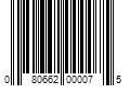 Barcode Image for UPC code 080662000075