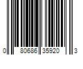 Barcode Image for UPC code 080686359203